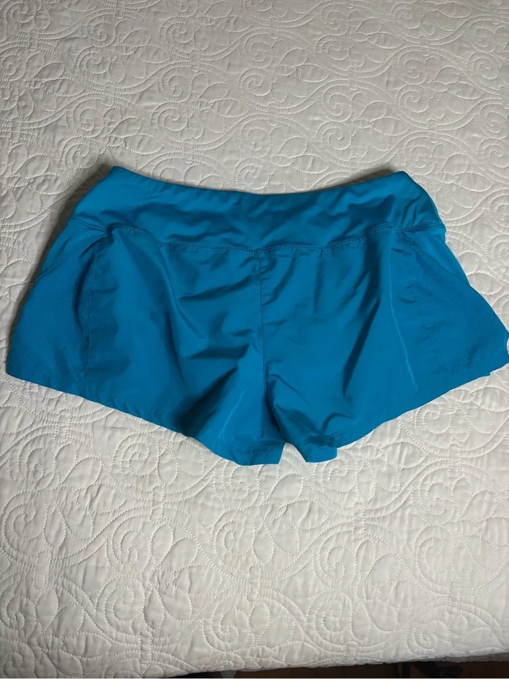 Nike Women’s Teal Blue Lined Athletic Shorts